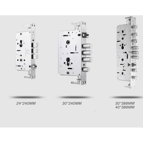 Hidden Key Hole Biometric Fingerprint Smart Door Handle Lock