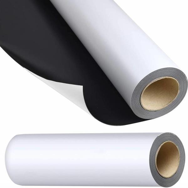 Black 10x24 Magnetic Car Door Signs Flexible Magnetic Material