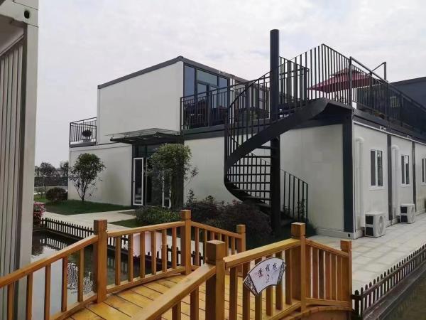 Projeto de Solução de Design Gráfico Capacidade Casa de Container Prefabricada Moderna 2 Quartos