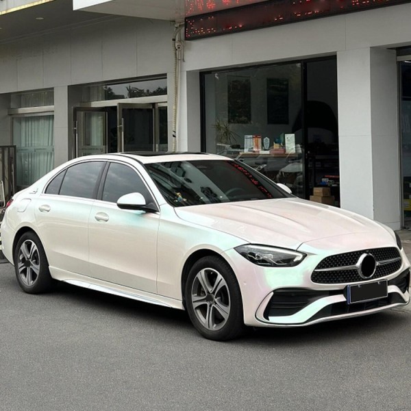 Glossy Aurora White Covering Film Car Car Raping Wrap Films Car Raping Wrap Films Vinyl Wrap Pet
