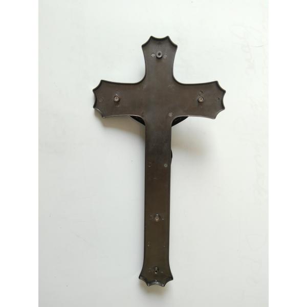 Крест и распятие Кроикс с Иисусом в украшении гроба замак цвета Замак 40*16км Д026А античном бронзовом