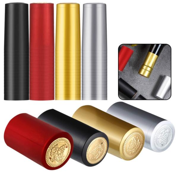 Healthy Lead Free Glass Wine Bottle Capsule Shrink Cap For Cellar And Home Packaging