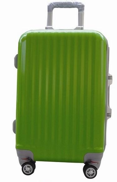 Aluminum Mouth PC ABS travel trolley luggage cases bag from baigou biggest factory price