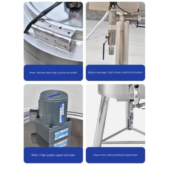 97 KG Fully Automatic Intelligent Temperature Control Pasteurizer for Milk and Juice