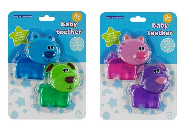 Animal Shaped Infant Baby Toys Cooling Teether With Soft Textured Surfaces