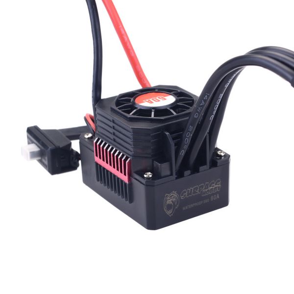 Brushless waterproof ESC 60A governor for model remote control cars