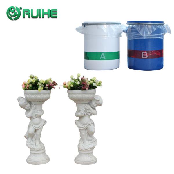 RTV-2 Liquid Silicone Rubber For Polystone Statue Silicone Molding