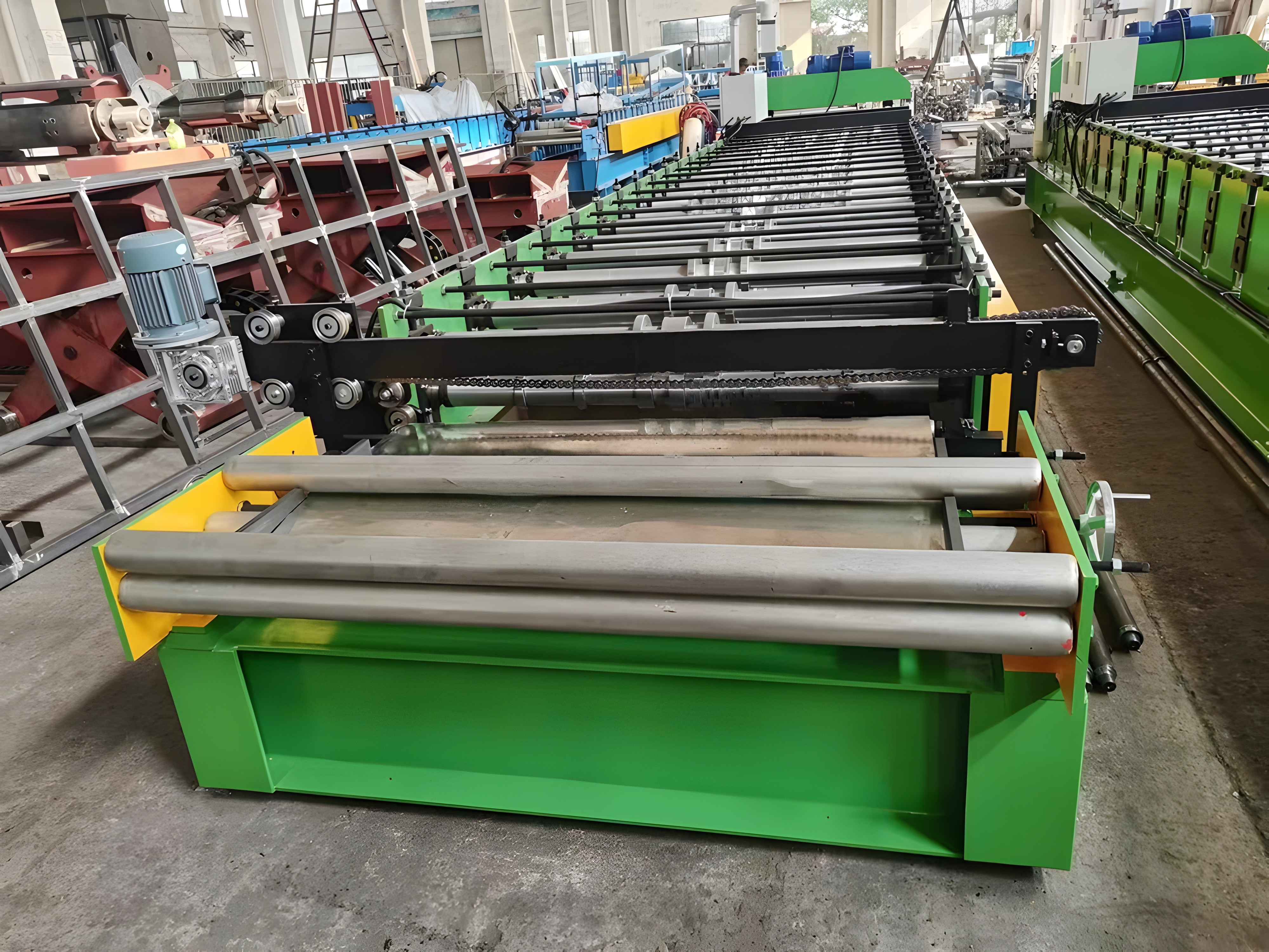 Зинкалюм 5V Twin Ribs Roof Sheet Roll Forming Machine Roofing Tile Panel Making Machine Машины для изготовления кровельных плиток