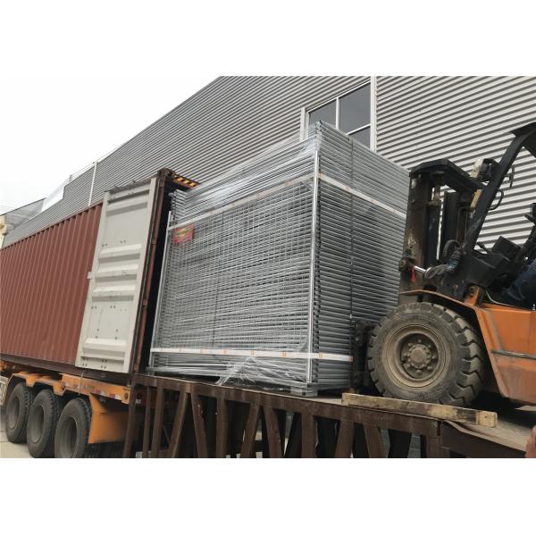 Temporary metal fence