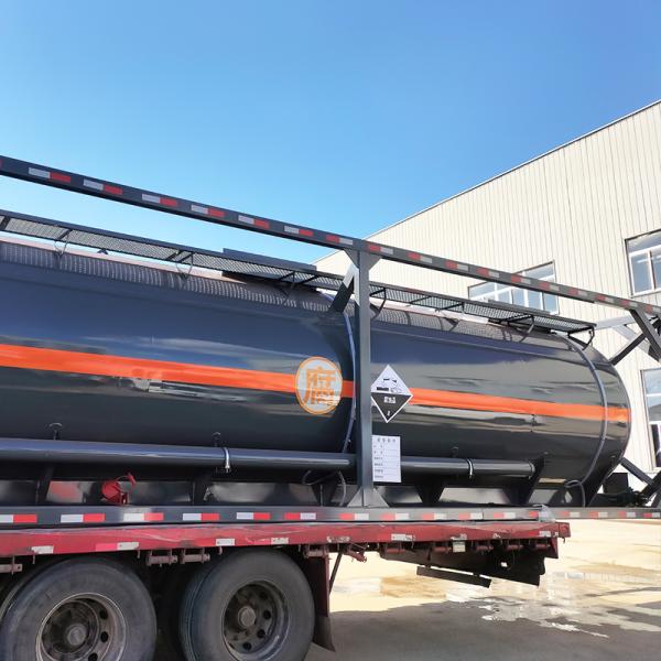 30 Feet ISO Tank Container Carbon Steel For Chemical Liquid Oil Gas Storage Transport