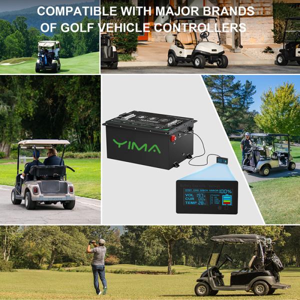 36v 48v 60v 72v 50ah 100ah 200ah Electric Golf Cart Lithium Battery Customized