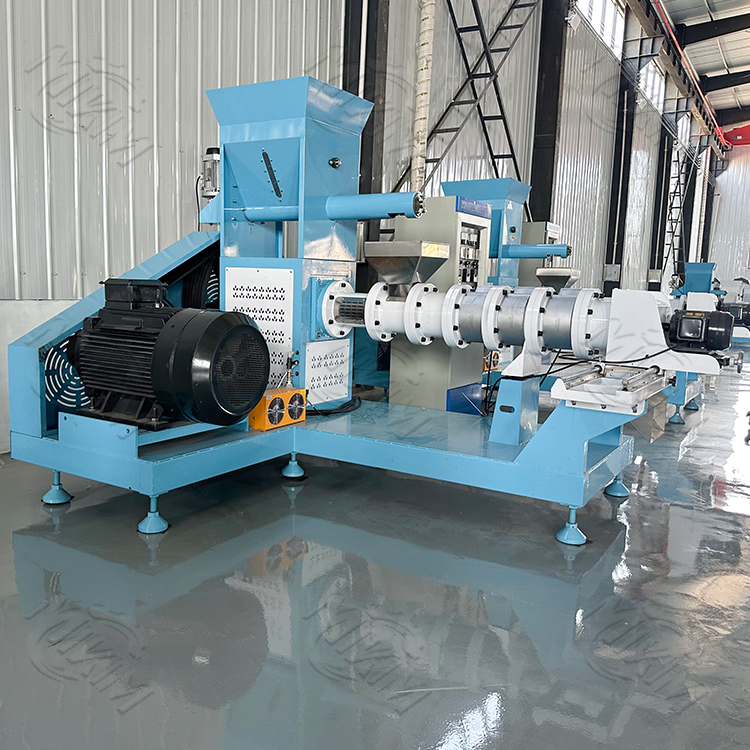 500-2000kg/h Large capacity High Productivity Feed Extruder Machine for Fish Dog Livestock Pellet Farm New Floating Gear Motor for Food
