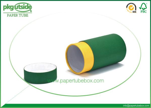 Round handmade Custom Paper Tubes Packaging 100% Recycled Food grade Damp - proof