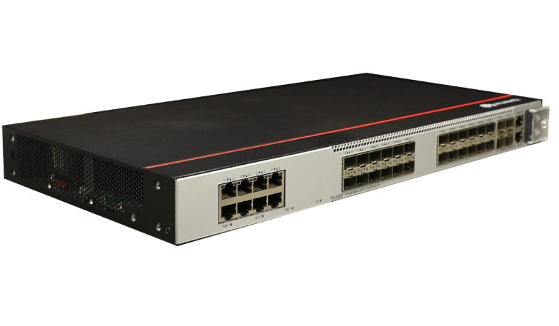 S5731-S32ST4X-D 8 10/100 / 1000Base-T Ethernet Port 24 Gigabit SFP 4 10G SFP + DC Power Supply Фронтальное обслуживание