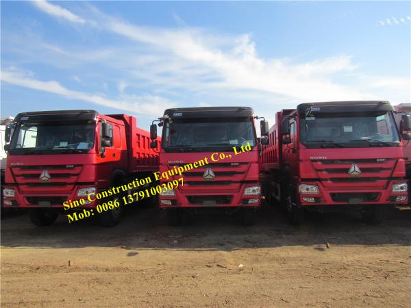 O Euro III 10 roda o caminhão basculante WD615.69 resistente de 40 toneladas