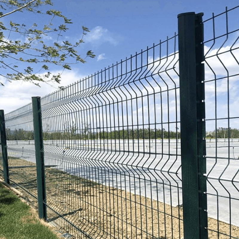 High Strength 3D Bending Fence With Double Anti Corrosion Treatment For Outdoor