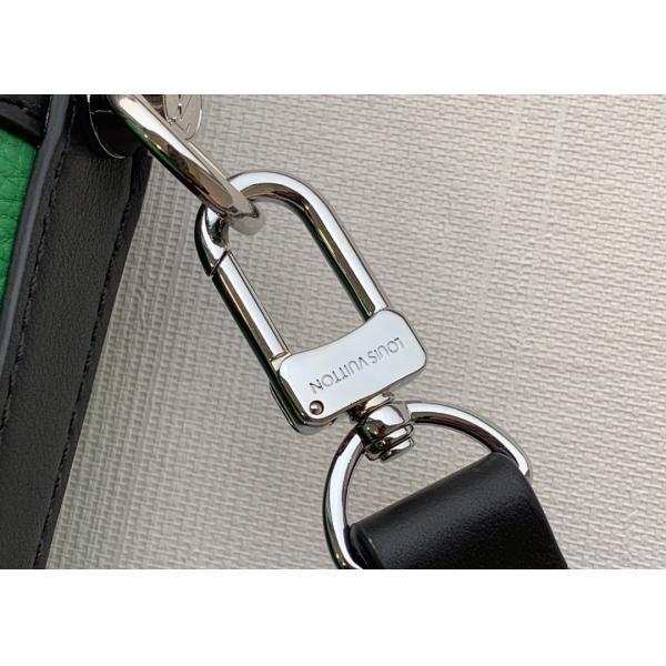 Small Genunie Black Printing Linning 25cm Cowhide Bucket Bag Handhold