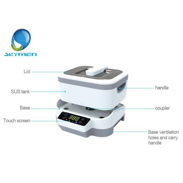 La FCC de la CE a évalué le décapant ultrasonique de ménage détachable de mode de champ fait de SUS304 inoxydable 40KHz