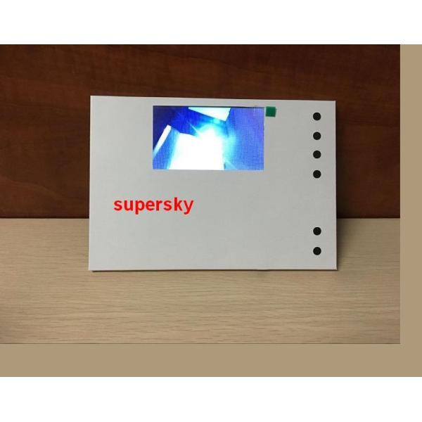 Promotional Handmade LCD Invitation Card / Video Brochure With Speaker , Smart Buttons
