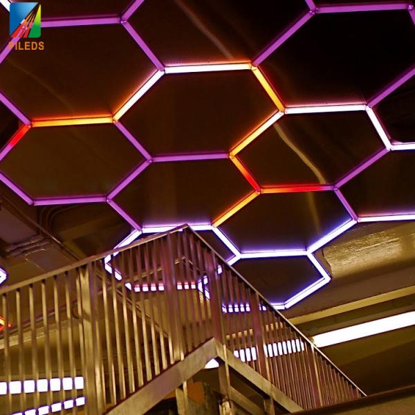 カスタムクラブバー 六角照明 LED ガレージライト ワークショップ 作業 RGB 5 セル セルライト LED ピクセルバーチューブ