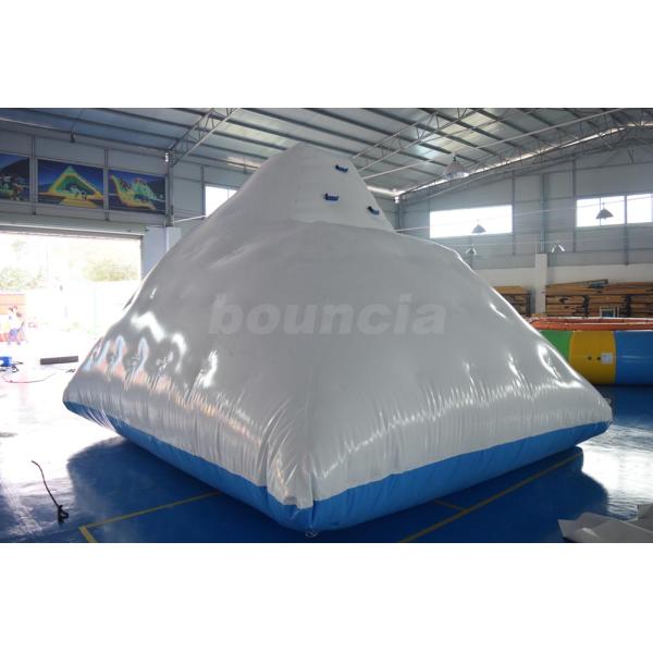 Commercial Inflatable Water Iceberg / Inflatable Aqua Iceberg For Lake