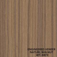 EV Engineered Wood Veneer Natural Walnut Quarter Straight Grain Standard Size 2500*640MM WT-X873