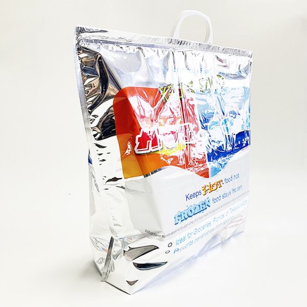 Aluminum EPE Ice Cream Carry Thermal Grocery Bags Tote Packaging