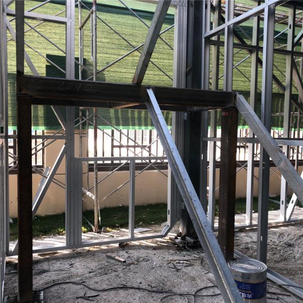 Modern 200m2 6 Rooms 2mm OSB Board Light Steel Prefab House