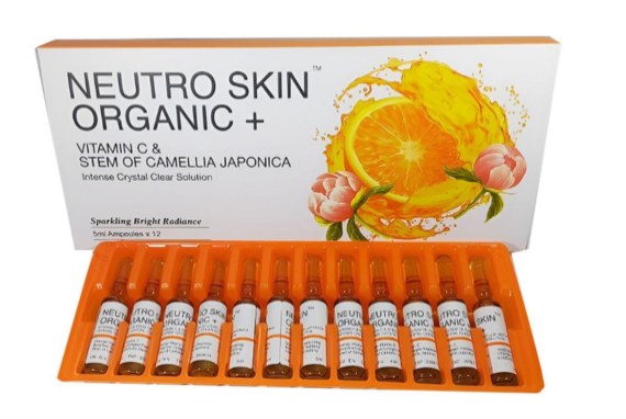 Organic Neutro Skin Whitening Treatment Injection Camellia Japonica Vitamin C Stem 75g