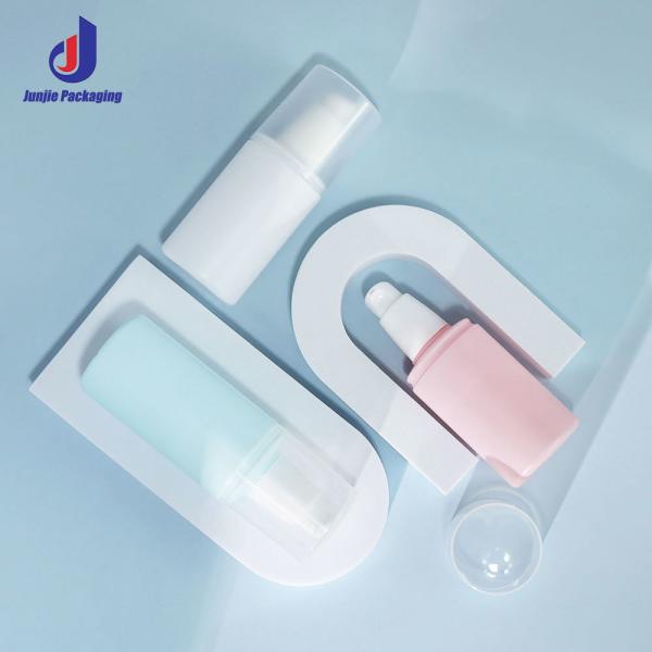 100ml 120ml Refillable Bottles Square Plastic Cosmetic Spray Bottles With HDPE Collar