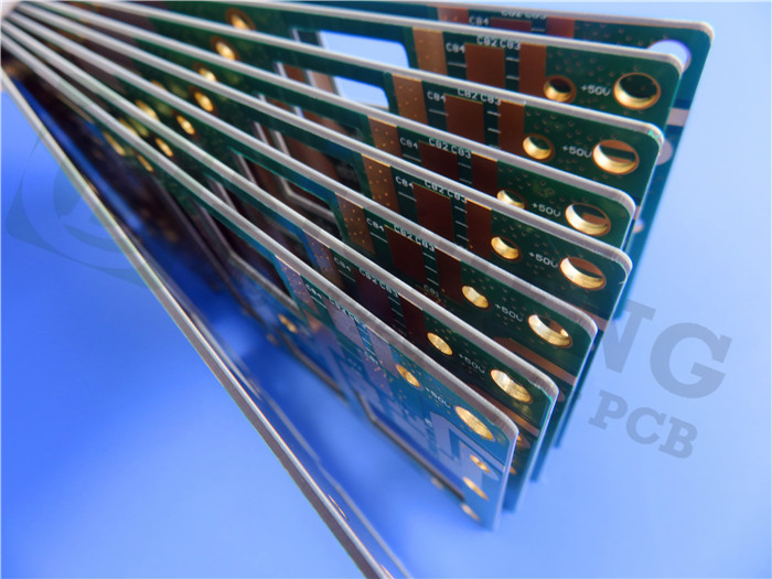 Доска 25mil 0.635mm PCB микроволны Rogers TMM10 для диэлектрических поляризаторов