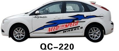 Water Proof Decorative Designer Custom Car Body Sticker QC-220K