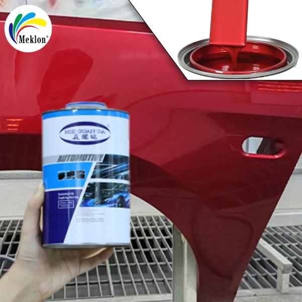 MK133 Pintura acrílica automotriz avanzada de color rojo intenso resistente a los rayos UV es adecuada para automoción e industria