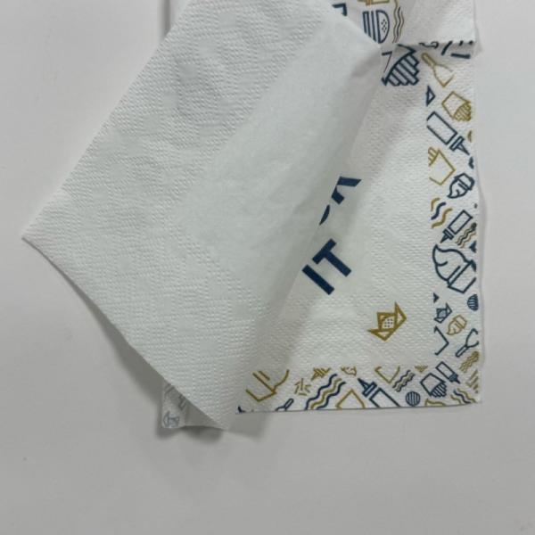 18gsm Floral Printed Paper Napkins 33×33cm 3 Ply Beverage Napkins