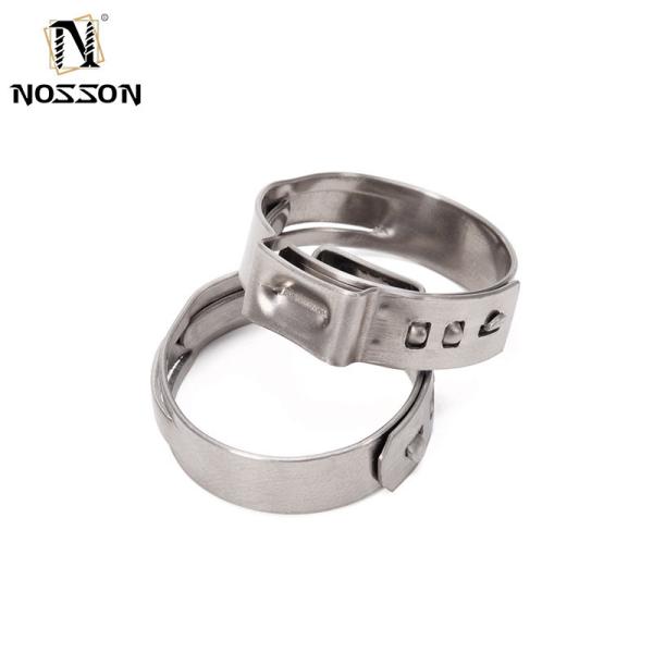 JIS Standard Instock Pipe Clamps Type Stainless Steel Collar Mini Release Single Ear Tube Clamp for PVC Hose Small Size