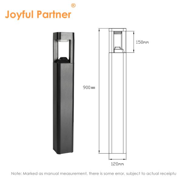 Outdoor Lawn Luminaire IP65 Waterproof OSRAM LED 10W Single Color 900mm Height With Two Year Warranty