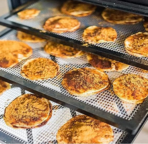 Reusable Food Grade Heat Resistant Non Slip BPA Free Non Stick Silicone Mesh Mat for Pastry Cookies Macaron Bread Oven Baking