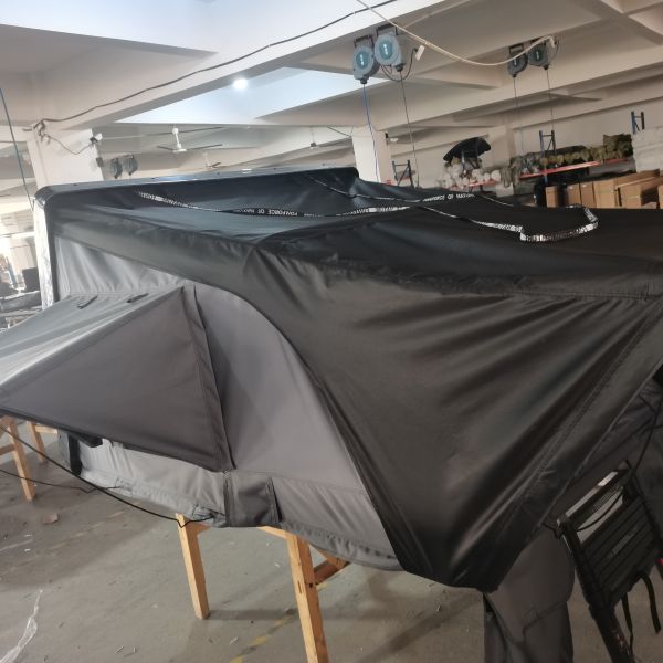4x4 Offroad Waterproof ABS Hard Shell Rooftop Tent 4WD Truck Camping 4-Person Oxford Fabric Roof Top Tent for Cars