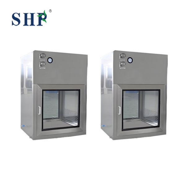 Coated Steel Dynamic Pass Box SS316 Clean Pass Box With UV Lamp