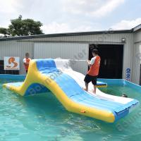 Corrediça de água inflável de flutuação para o lago