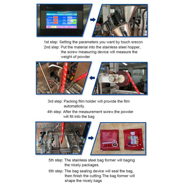 2000ml Vertical Coffee Powder Sachet Packing Machine