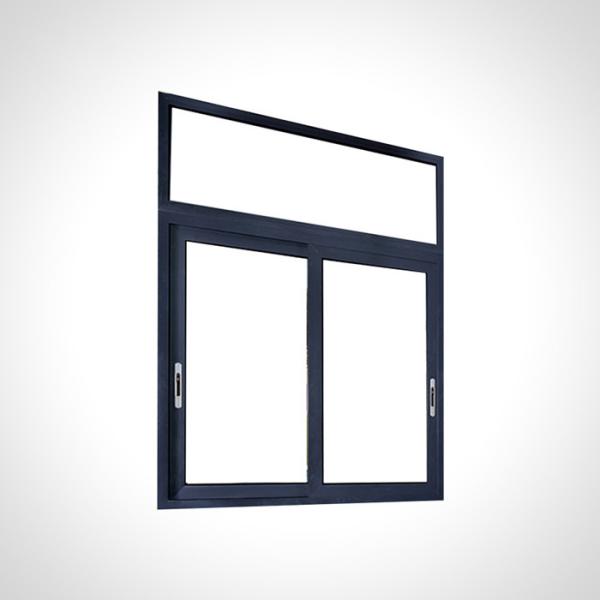 Horizontal Opening Aluminum Storefront Windows Superior Heat Insulation Performance