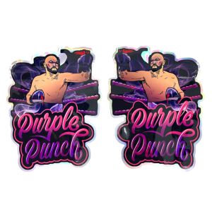 Custom Printed Soft Touch Plastic Packaging Funny Irregular Special Shaped 3.5G