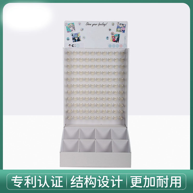 Custom Logo Biodegradable Cardboard Paper Shelving for Point of Purchase Displays