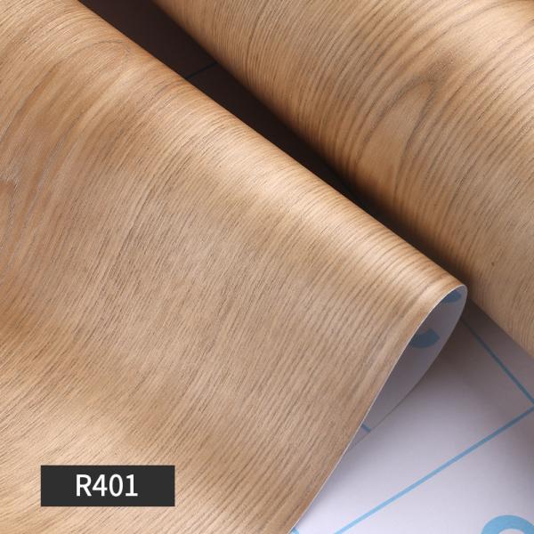 Mildewproof Gray Wood Grain Wallpaper 61cm*10m Wood Effect Self Adhesive Wallpaper