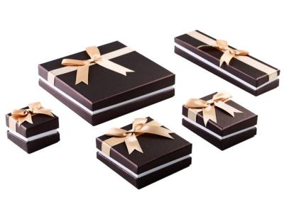 Hand Making Jewellery Gift Packaging Paper Ribbon Brown Color EN71-3
