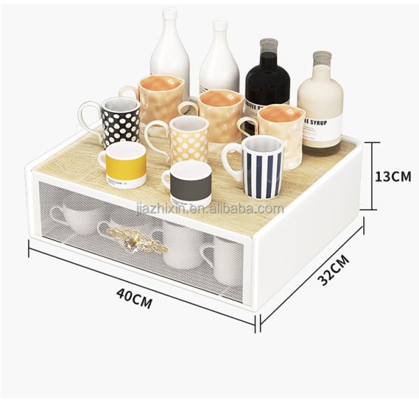 NEW 24 Dolce Gusto Iron Basket Metal Storage Box Rack of Coff Machine Stand Pod Coffee Capsules Storage Bucket Cabinets Drawer