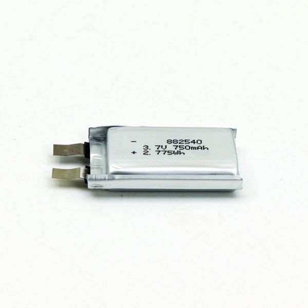 XL 882540 3.7V 750mAh High-Rate Liquid Battery with LiCoO2 Cathode 350 Cycles for Drone & RC Aircraft