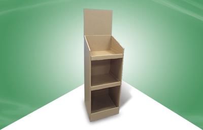 Três suportes de exposição do cartão do PNF da prateleira para o CD & os livros, Eco 100% - amigável