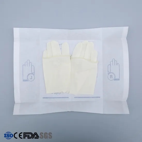Disposable Sterile Sterile Nitrile Gloves , Powder Free Medical Exam Gloves